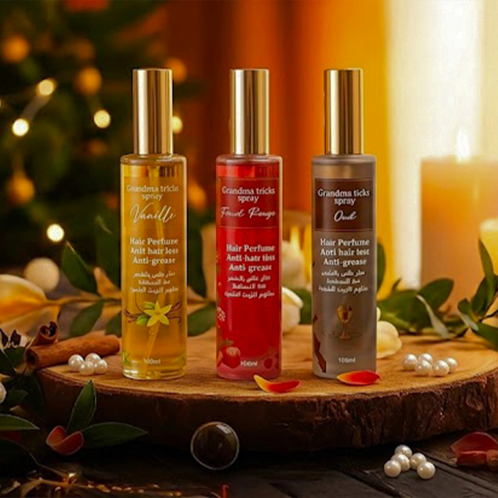 TRIO Anti-Hair Loss Spray – Oud & Vanille &Red Fruits Scented